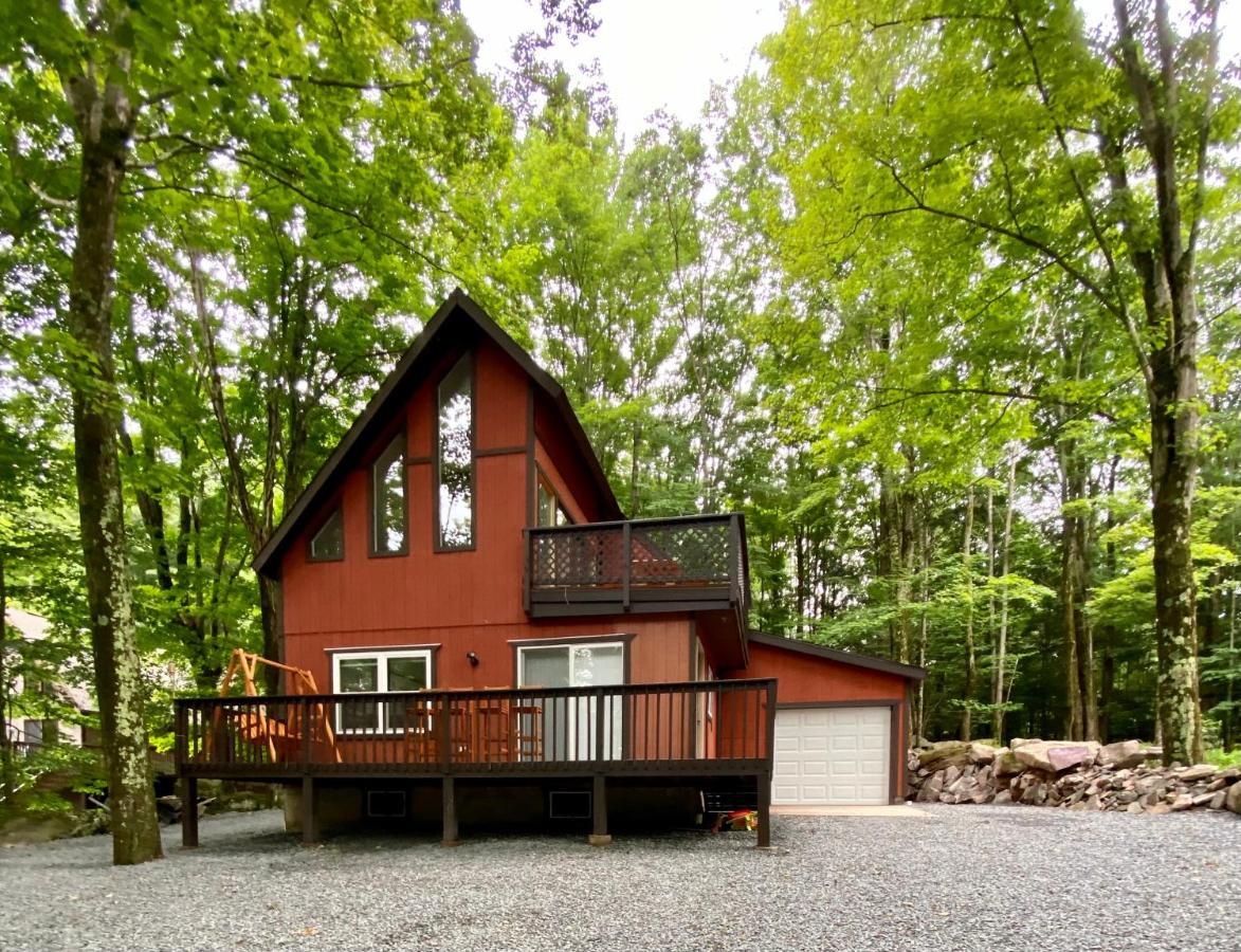 Lakeview Cabin In The Hideout Lake Ariel Exterior foto