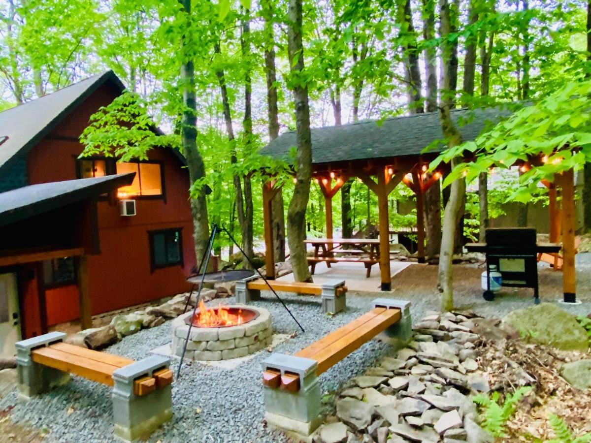 Lakeview Cabin In The Hideout Lake Ariel Exterior foto